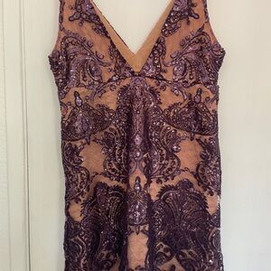 Free People 👥 Night Shimmer Mini Dress 💃